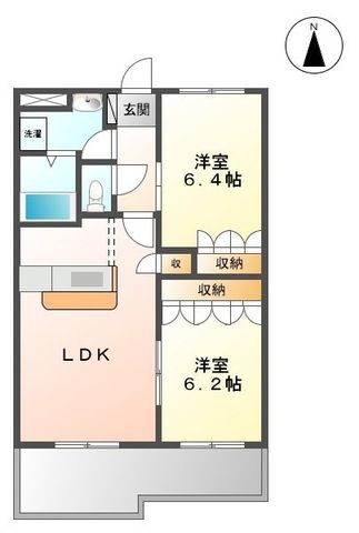 富士市青葉町のマンションの間取り