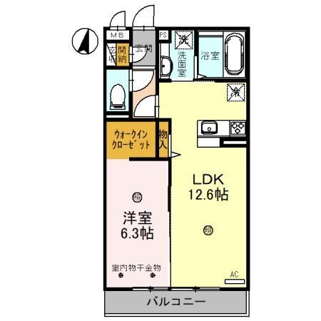 ラフィーネＩＩの間取り