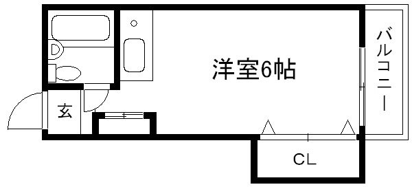 フレール下鴨の間取り