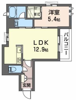 姫路市坂田町のマンションの間取り