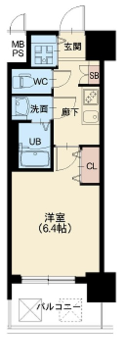 スプランディッド高井田の間取り