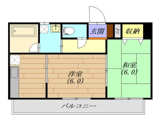 【入間郡三芳町みよし台のマンションの間取り】