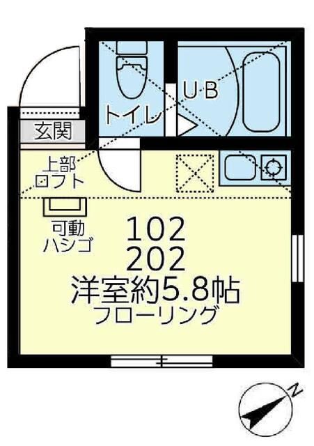 ユナイト星川ライナスの間取り