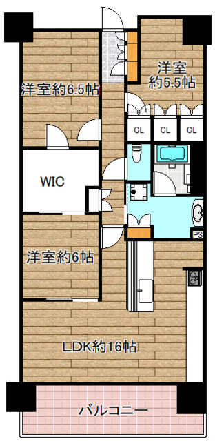 アーバン島本シティの間取り