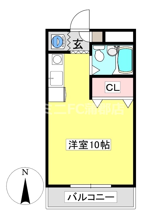 ロランジュ　B棟の間取り