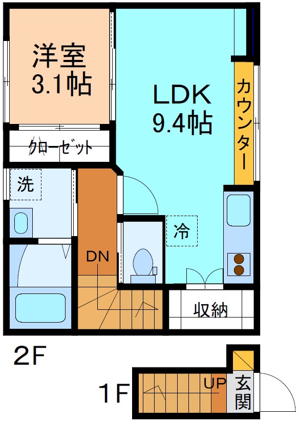 【インテグラル　ブリージョの間取り】