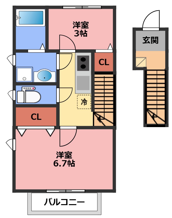 Ｅｓｐｏｉｒ　Ａの間取り