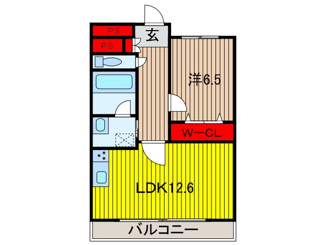 【ALBIREOの間取り】