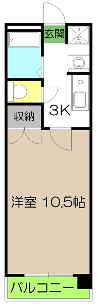 エントランスパークビルの間取り