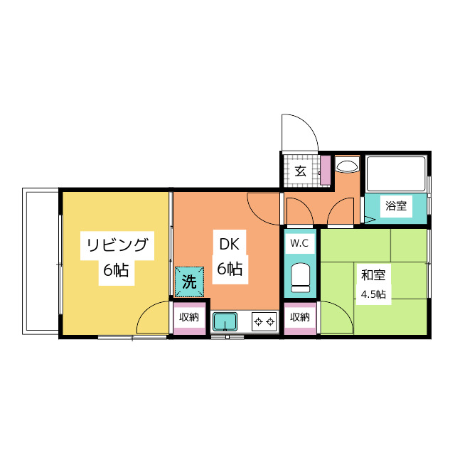 品川区小山のマンションの間取り