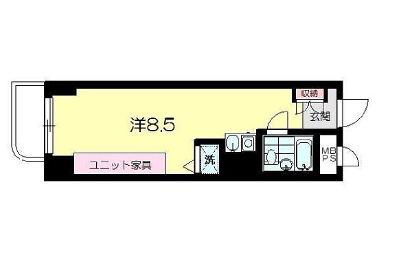 杉並区天沼のマンションの間取り