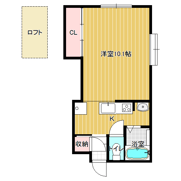 パステル14番館の間取り