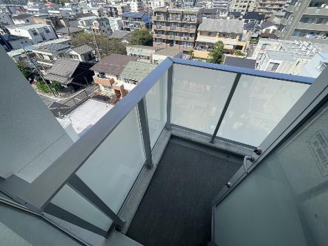 【名古屋市北区柳原のマンションのバルコニー】