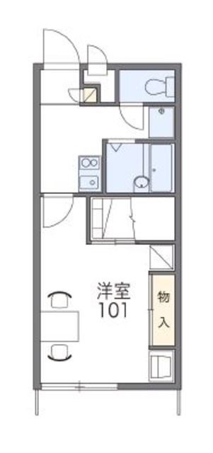 【川越市豊田本のアパートの間取り】