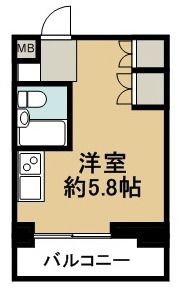 横浜市青葉区榎が丘のマンションの間取り