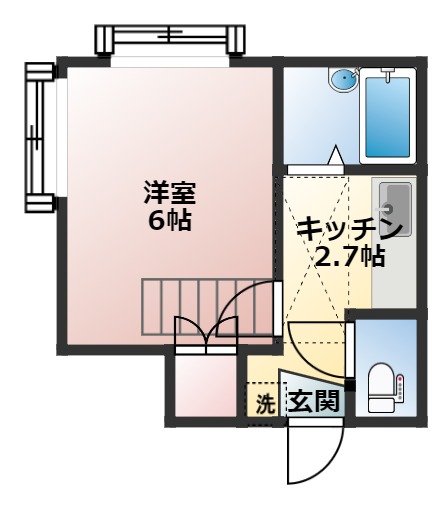 シャトルII番館の間取り