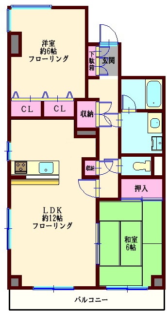 ドゥエルＮＫの間取り