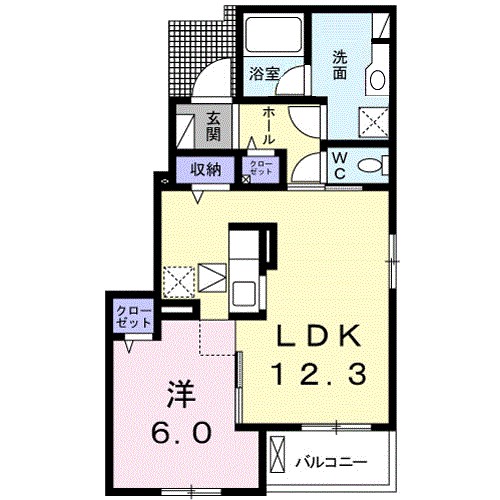 サンリットスクエアの間取り