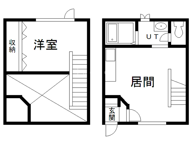 旭川市豊岡六条のアパートの間取り