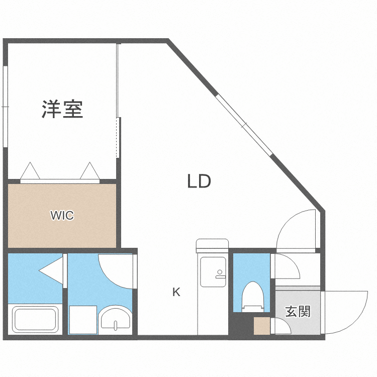 club premier発寒の間取り