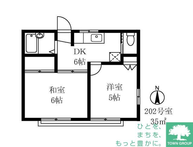 大田区南久が原のアパートの間取り