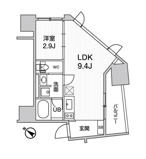 【豊島区巣鴨のマンションの間取り】