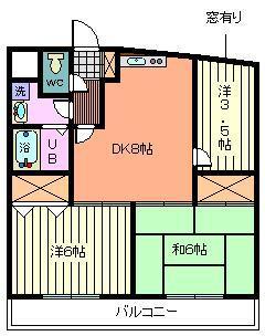 さいたま市桜区西堀のマンションの間取り