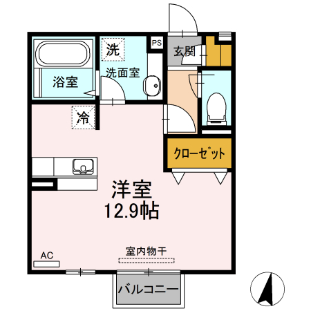 D-room平成大学の間取り