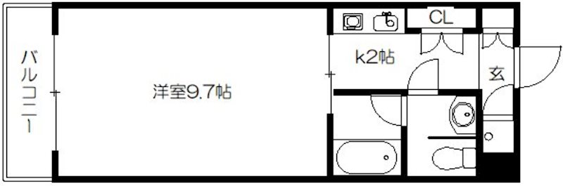 宝源ビルの間取り