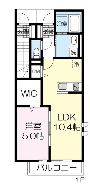 アムール　クリザンテムの間取り