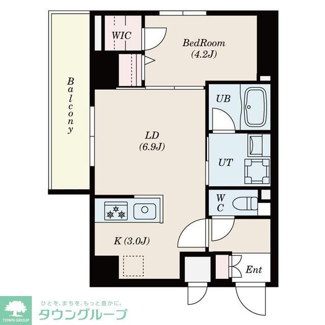 大田区大森北のマンションの間取り