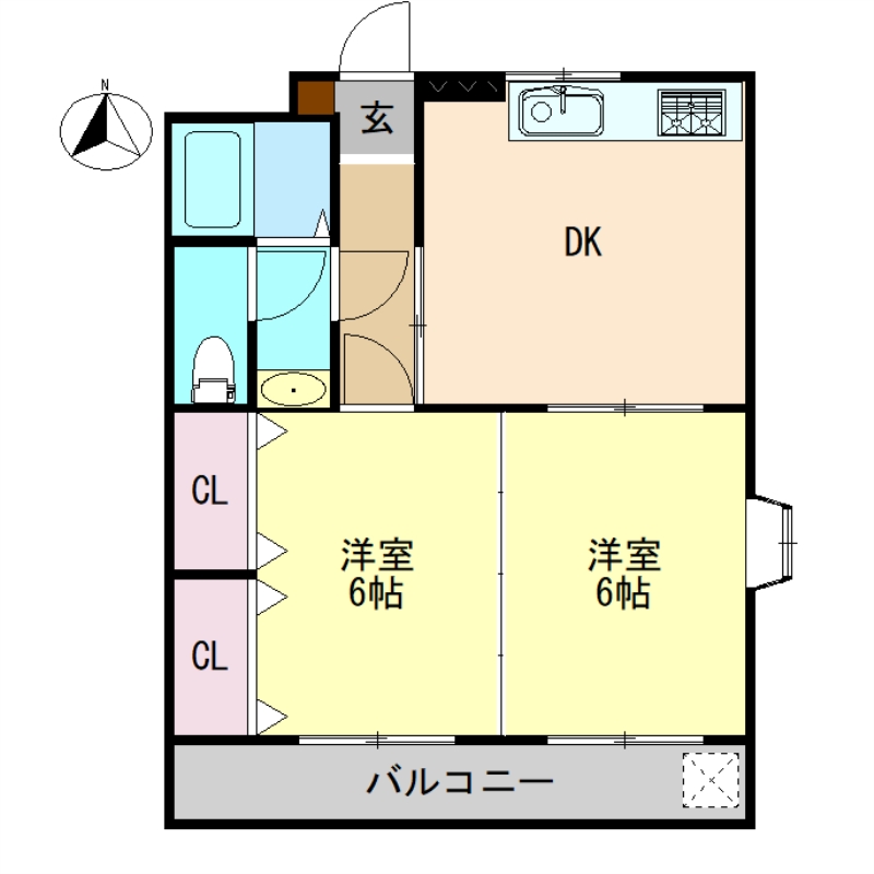 ガーデンヒルズ城南IIの間取り