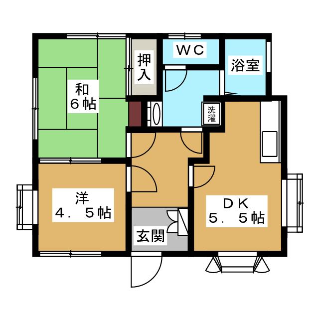 グリーンハイムの間取り