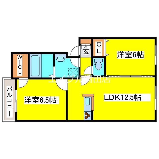 フォレスタ北野の間取り