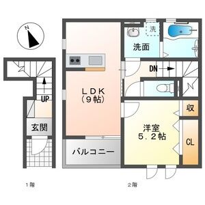 リーブルファイン領下2の間取り