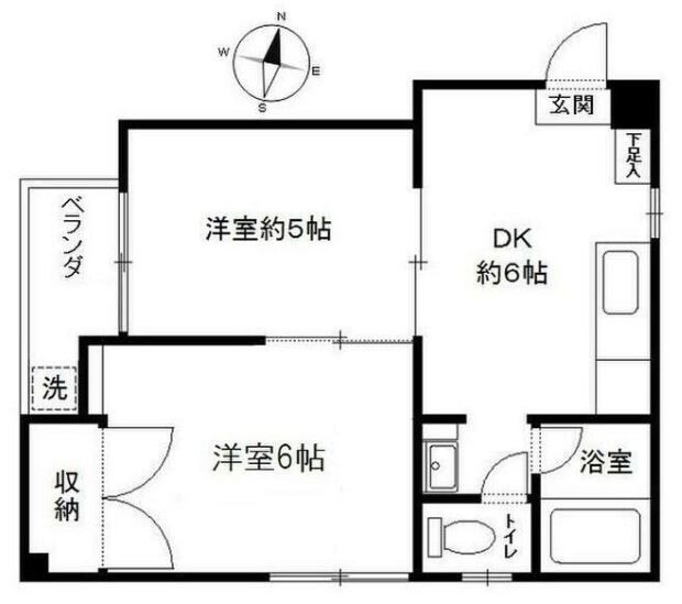 ブライト本牧の間取り