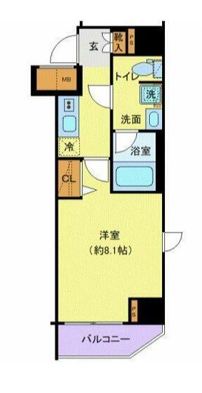 西東京市東町のマンションの間取り