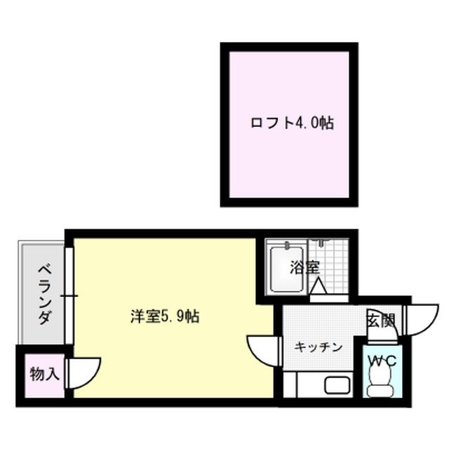 ラプティ2番館の間取り