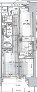 プレサンス　グラン　栄　THE　TOWERの間取り