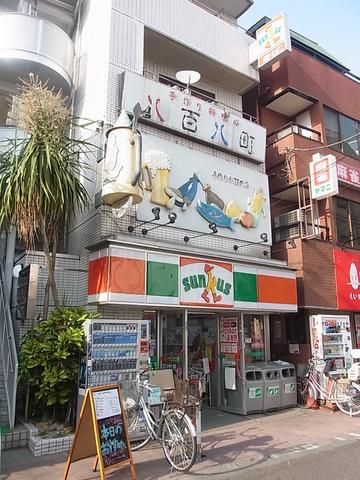 コンビニ　サンクス梅屋敷駅前店（コンビニ）まで246m