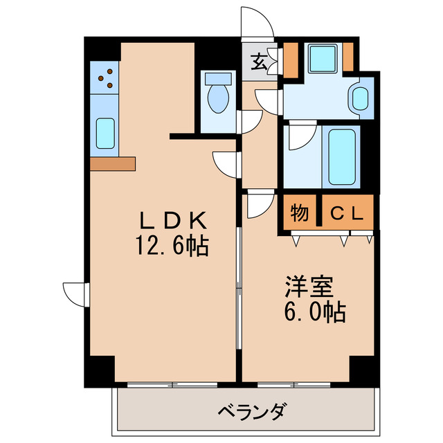 プレサンス新栄デコールの間取り写真