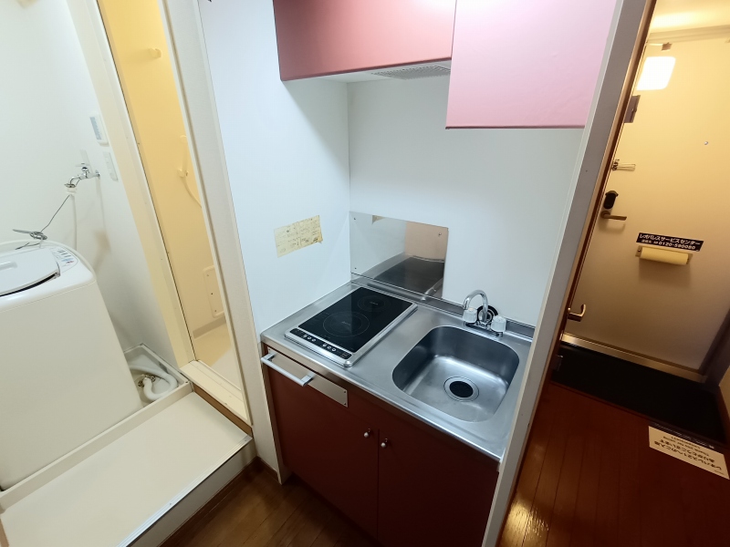キッチン　コンロは2口コンロです。