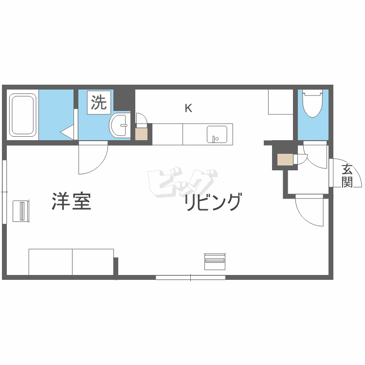 M-STAGE北9条の間取り写真