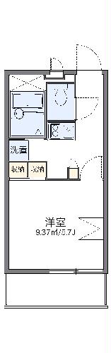 レオパレスイクセン３の間取り