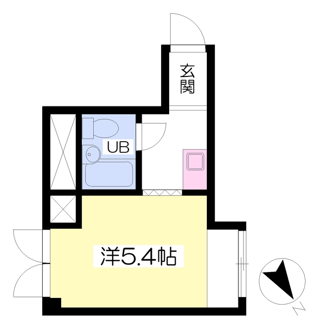 レジオン五橋の間取り