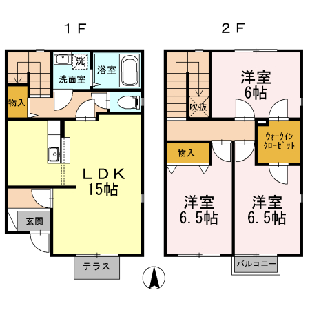 モンテ・ローザAの間取り