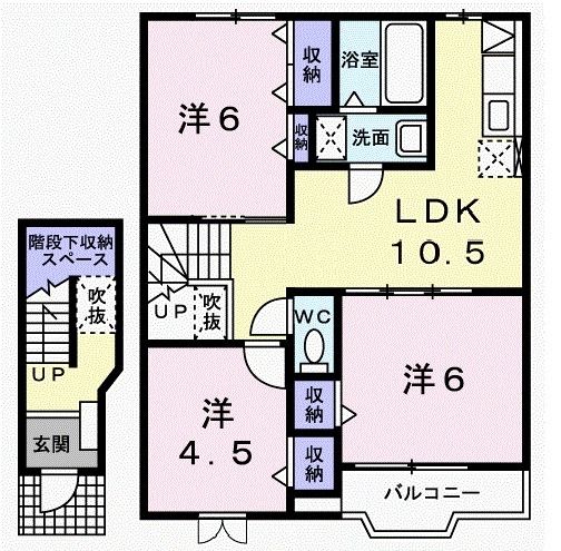 ヴィレッジ・ジュークＣの間取り