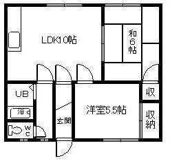 カネカハイツの間取り