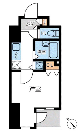 フォレシティ六本木の間取り