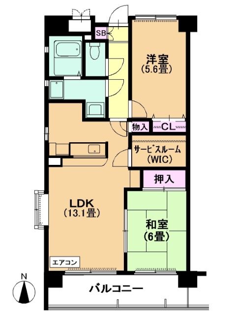 アーバンドエル大曽根東の間取り